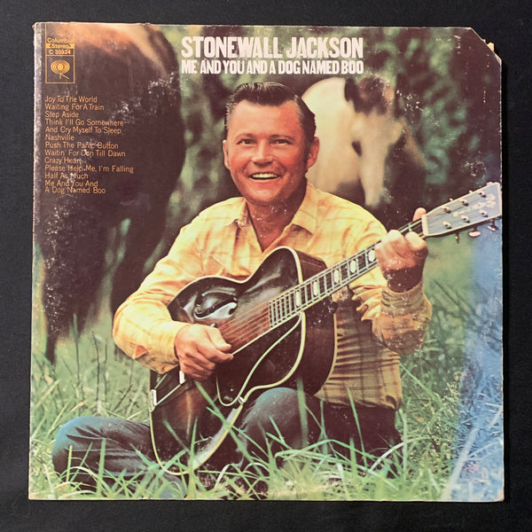 LP Stonewall Jackson 'Me and You and a Dog Named Boo' (1971) VG+/VG country vinyl record