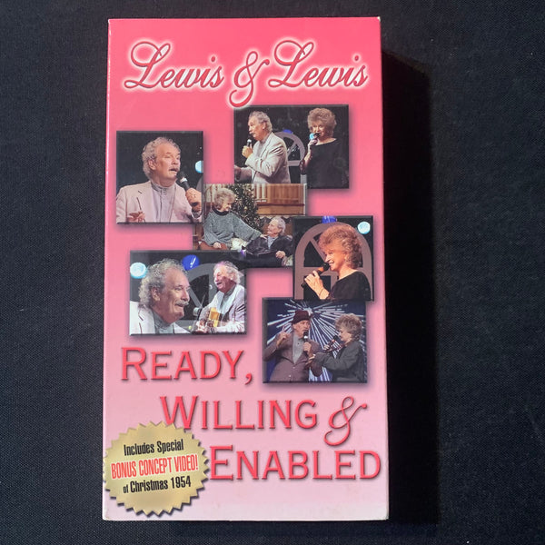 VHS Lewis and Lewis 'Ready, Willing and Enabled' (2001) country gospel ministry