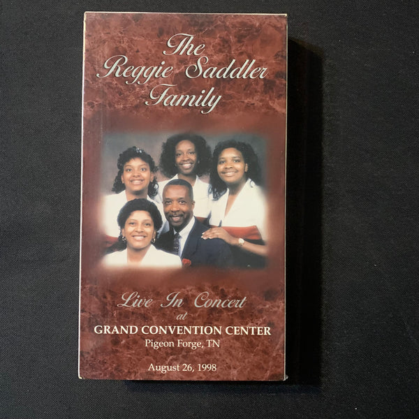 VHS Reggie Saddler Family 'Live In Concert' (1998) Pigeon Forge TN southern gospel