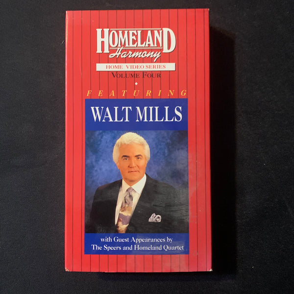 VHS Homeland Harmony Volume Four: Walt Mills (1993) Christian gospel