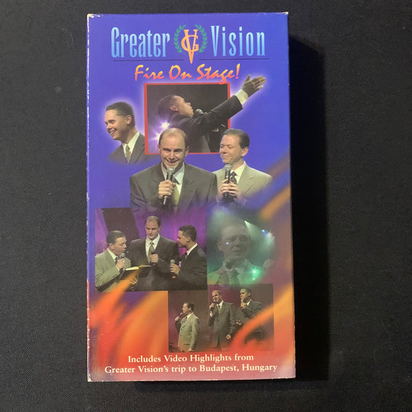 VHS Greater Vision 'Fire On Stage!' (1999) southern gospel
