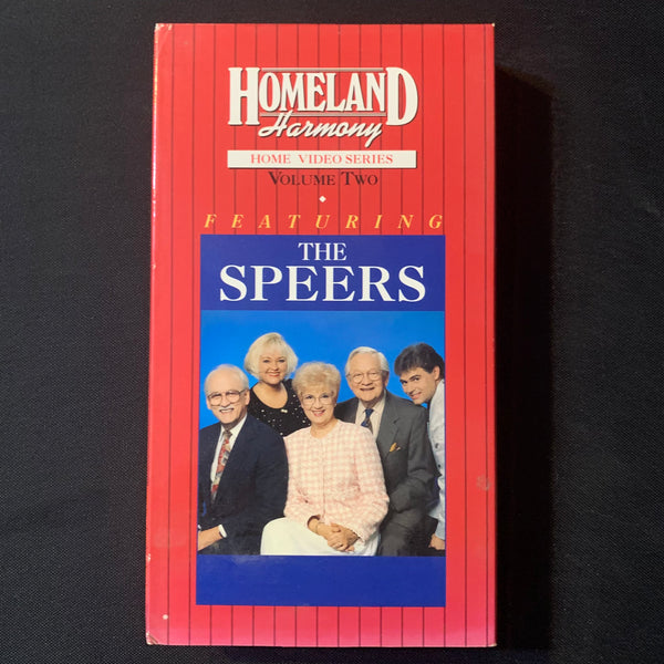 VHS Homeland Harmony Volume Two: The Speers (1993) southern gospel