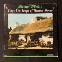 LP Michael O'Duffy 'Sings the Songs of Thomas Moore' VG/G Irish songs vinyl record