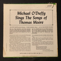 LP Michael O'Duffy 'Sings the Songs of Thomas Moore' VG/G Irish songs vinyl record