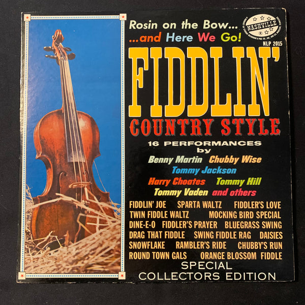 LP Fiddlin' Country Style (1964) VG/VG country bluegrass vinyl record