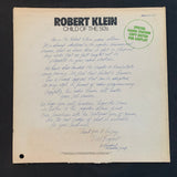 LP Robert Klein 'Child of the 50s' (1973) edited for radio VG/G+ comedy vinyl record