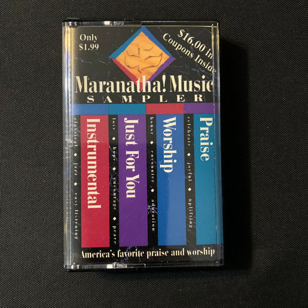 CASSETTE Maranatha Music Sampler (1992) America's Favorite Praise and Worship