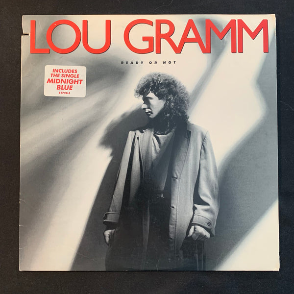 LP Lou Gramm 'Ready Or Not' (1987) VG/VG vinyl record Midnight Blue Foreigner