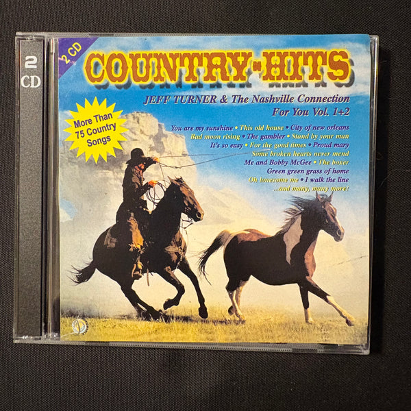 CD Jeff Turner and the Nashville Connection 'Country Hits' (1999) 2-disc medleys K-Tel