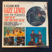 LP Gary Lewis and the Playboys 'A Session With' (1965) VG/G vinyl record