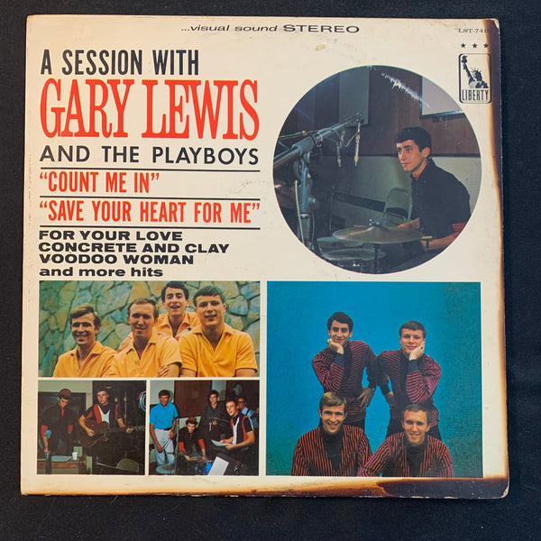 LP Gary Lewis and the Playboys 'A Session With' (1965) VG/G vinyl record