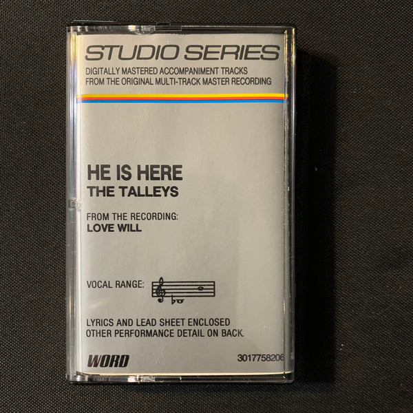 CASSETTE The Talleys 'He Is Here' accompaniment tracks (1991) vocal and instrumental
