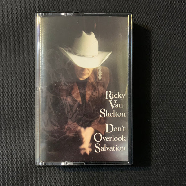 CASSETTE Ricky Van Shelton 'Don't Overlook Salvation' (1992) Christian country gospel