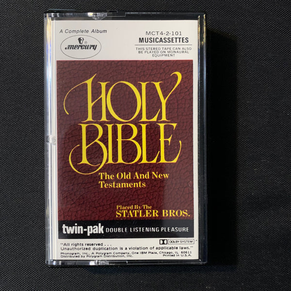 CASSETTE The Statler Brothers 'Holy Bible: Old and New Testaments' (1975) gospel country
