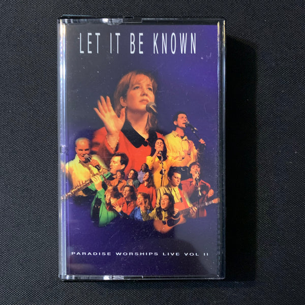 CASSETTE Paradise Worships Live Vol. II 'Let It Be Known' (1996) praise worship music