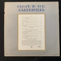 LP Carpenters 'Close To You' (1970) VG/VG vinyl record
