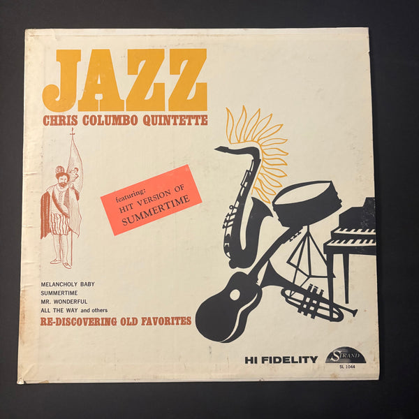 LP Chris Columbo Quintette 'Jazz: Rediscovering Old Favorites' (1962) VG+/VG vinyl record