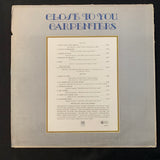 LP Carpenters 'Close To You' (1970) VG/VG vinyl record