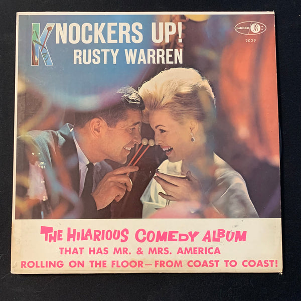 LP Rusty Warren 'Knockers Up' (1960) VG/VG bawdy nightclub comedy vinyl record