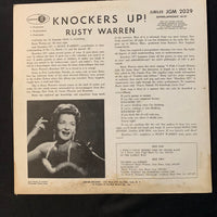 LP Rusty Warren 'Knockers Up' (1960) VG/VG bawdy nightclub comedy vinyl record