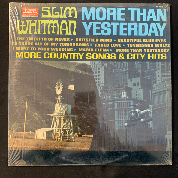 LP Slim Whitman 'More Than Yesterday' (1965) VG+/VG+ vinyl record
