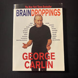 BOOK George Carlin 'Brain Droppings' (1997) PB humor comedy