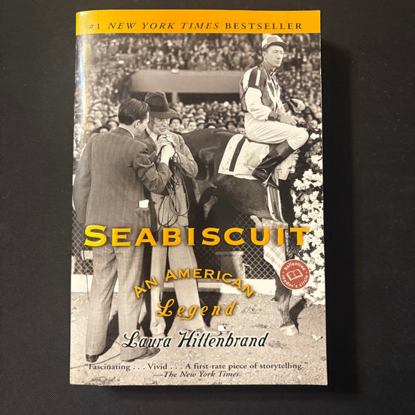 BOOK Laura Hillenbrand 'Seabiscuit: An American Legend' (2002) PB nonfiction horse racing