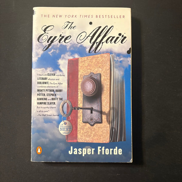 BOOK Jasper Fforde 'The Eyre Affair' (2003) PB humor mystery fiction