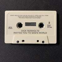 CASSETTE Dick Reinholtz 'Invites You To God's World' Indiana Christian music