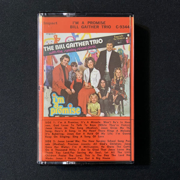 CASSETTE Bill Gaither Trio 'I'm a Promise' (1975) vintage Christian gospel music tape