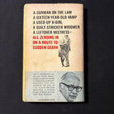 BOOK John D. MacDonald 'Cry Hard Cry Fast' (1955) PB fiction