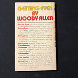 BOOK Woody Allen 'Getting Even' (1971) paperback humor