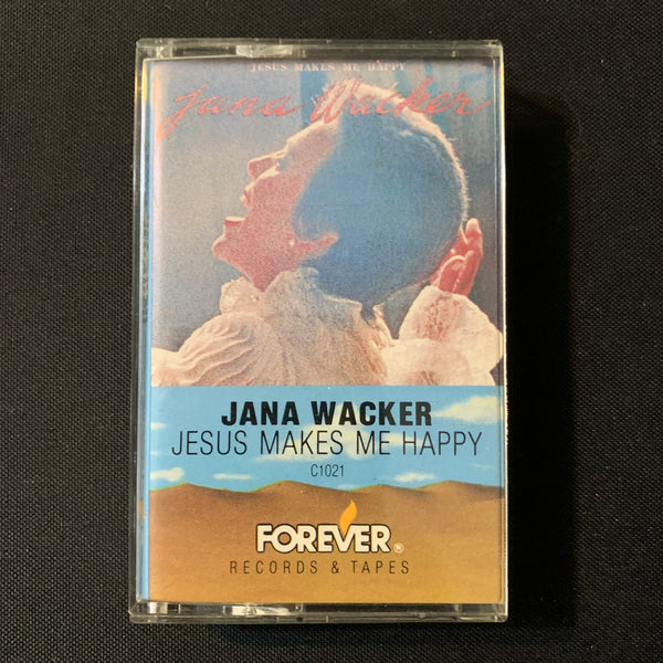 CASSETTE Jana Wacker 'Jesus Makes Me Happy' (1978) Forever Records Christian music
