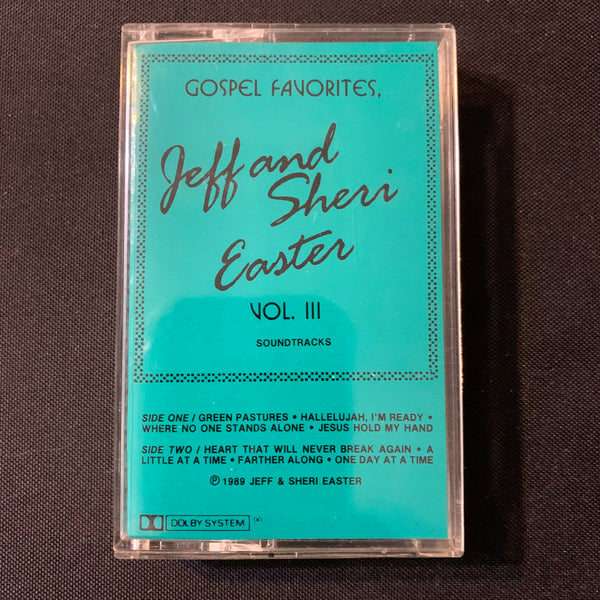 CASSETTE Jeff and Sheri Easter 'Gospel Favorites Vol. III' (1989) Christian music tape