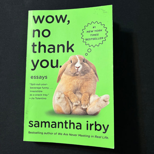 BOOK Samantha Irby 'Wow, No Thank You' (2020) paperback humor essays