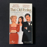 VHS That Old Feeling (1997) Bette Midler, Dennis Farina, Paula Marshall