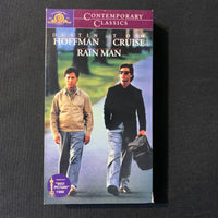 VHS Rain Man (1988) Dustin Hoffman, Tom Cruise, Valeria Golino