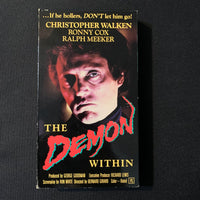 VHS The Demon Within (1972) Christopher Walken, Ronny Cox a/k/a The Mind Snatchers