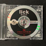 CD Lick 'Breech' (1995) rare advance promo industrial metal Invisible Records