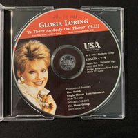 CD Gloria Loring 'Is There Anybody Out There?' (1994) 1trk radio promo DJ single