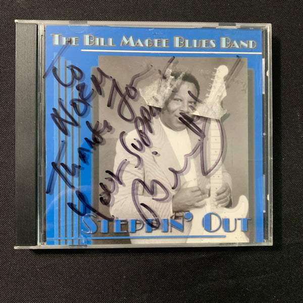 CD Bill Magee Blues Band 'Steppin' Out' (1998) San Diego bluesman Mississippi