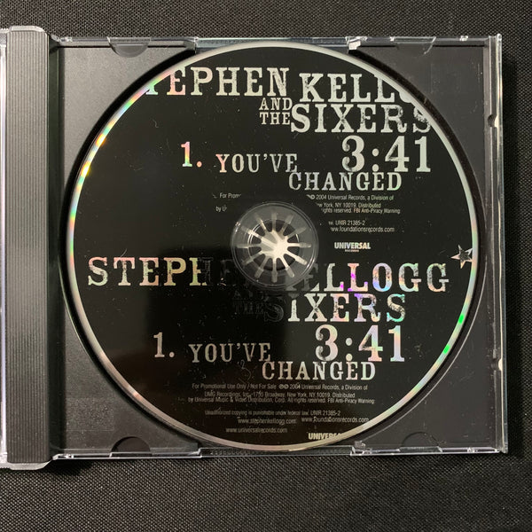 CD Stephen Kellogg and the Sixers 'You've Changed' (2004) 1trk promo DJ single radio