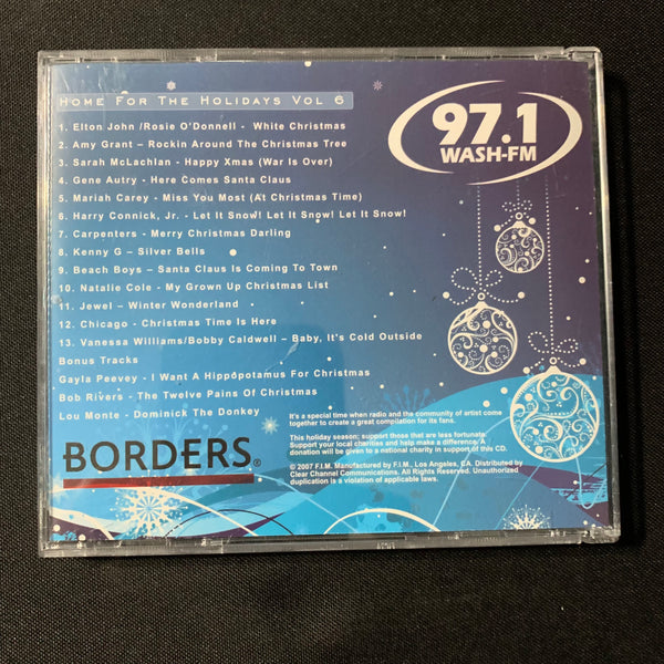 CD WASH-FM 97.1 Home For the Holidays (2007) Mariah Carey, Elton