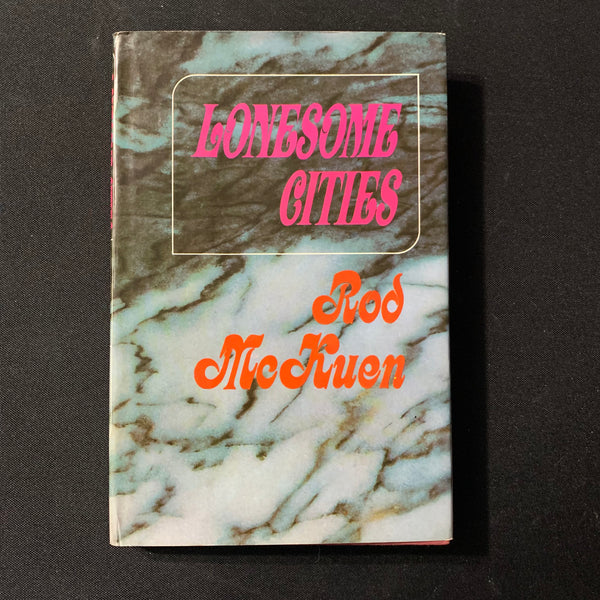 BOOK Rod McKuen 'Lonesome Cities' (1970) HC poetry love poems