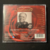 CD Andrea Bocelli 'Sentimento' (2002) Lorin Maazel London Symphony Orchestra