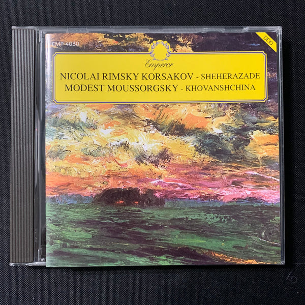 CD Rimsky Korsakov 'Sheherazade'/Moussorgsky 'Khovanshchina' Symphony Strasbourg
