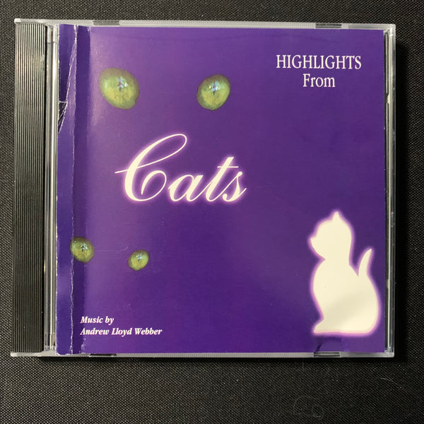 CD 'Highlights From CATS' Andrew Lloyd Webber 1996 budget label recording