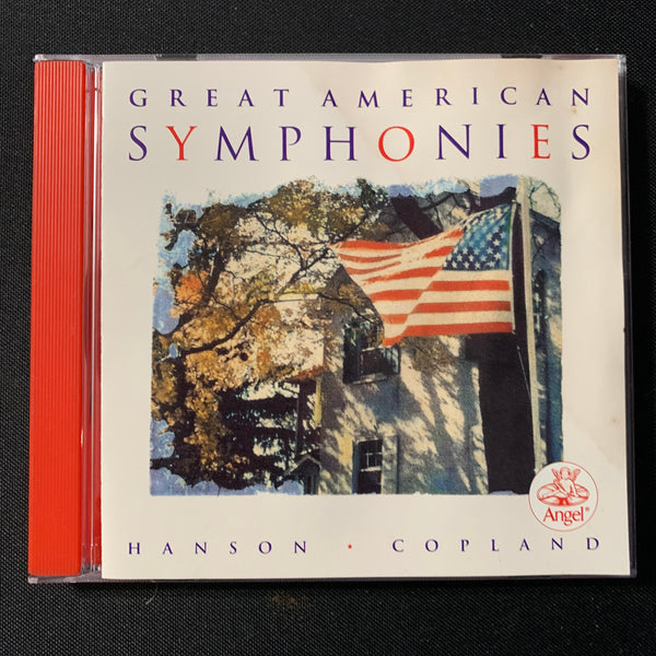 CD Great American Symphonies Hanson/Copland Leonard Slatkin Angel 1992 classical