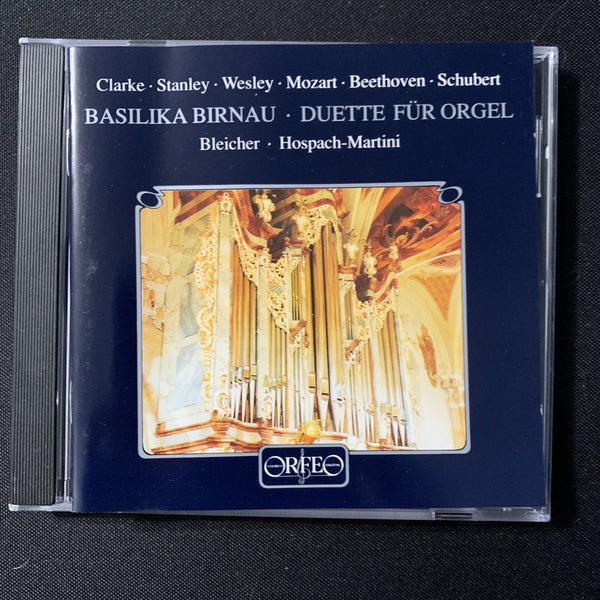 CD 'Duette Fur Orgel Basilika Birnau' organ Bleicher Hospach-Martini '94 Orfeo