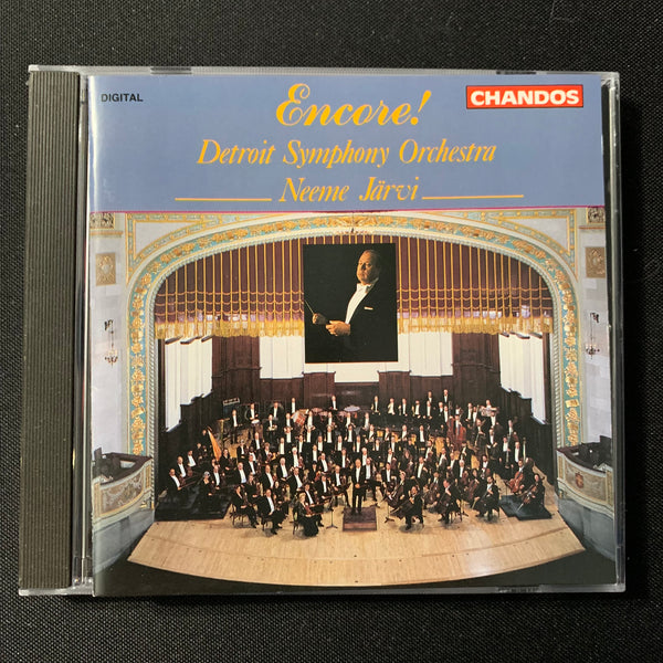 CD Detroit Symphony Orchestra 'Encore!' Neeme Jarvi 1993 Sousa/Gershwin/Debussy